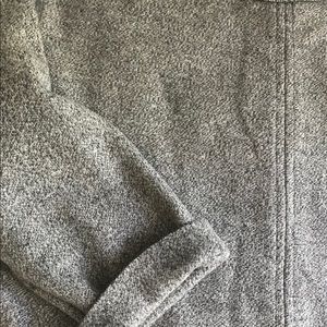 Zara raw edge sweatshirt dress